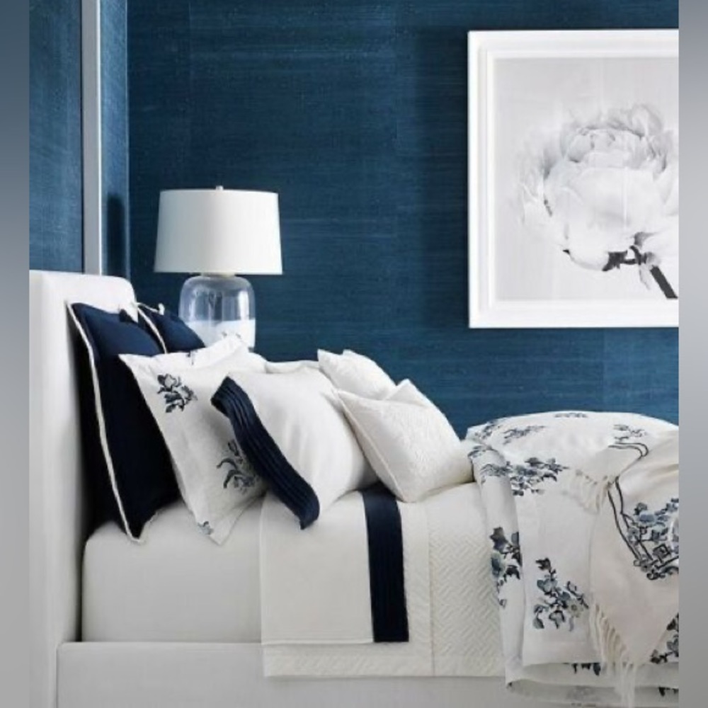 New! Ralph Lauren Blanc Bleu Fallon Floral Sateen
Duvet Queen+ 2 St Shams $615🤍 - Picture 2 of 16